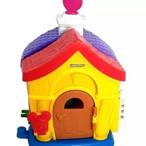 Fisher Price Little People Magic of Disney Mickey Mouse Minnie Fold Play House